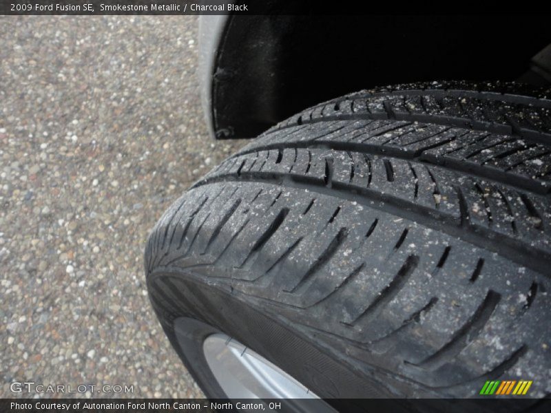 Smokestone Metallic / Charcoal Black 2009 Ford Fusion SE