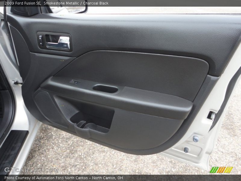 Smokestone Metallic / Charcoal Black 2009 Ford Fusion SE