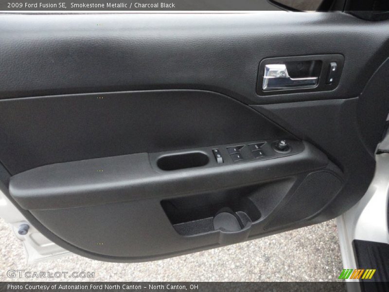 Smokestone Metallic / Charcoal Black 2009 Ford Fusion SE