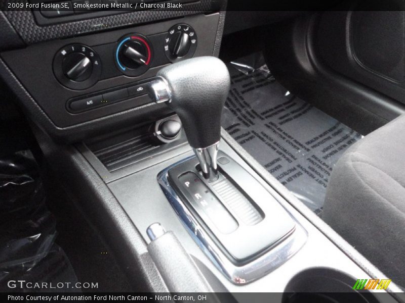 Smokestone Metallic / Charcoal Black 2009 Ford Fusion SE