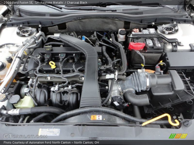 Smokestone Metallic / Charcoal Black 2009 Ford Fusion SE