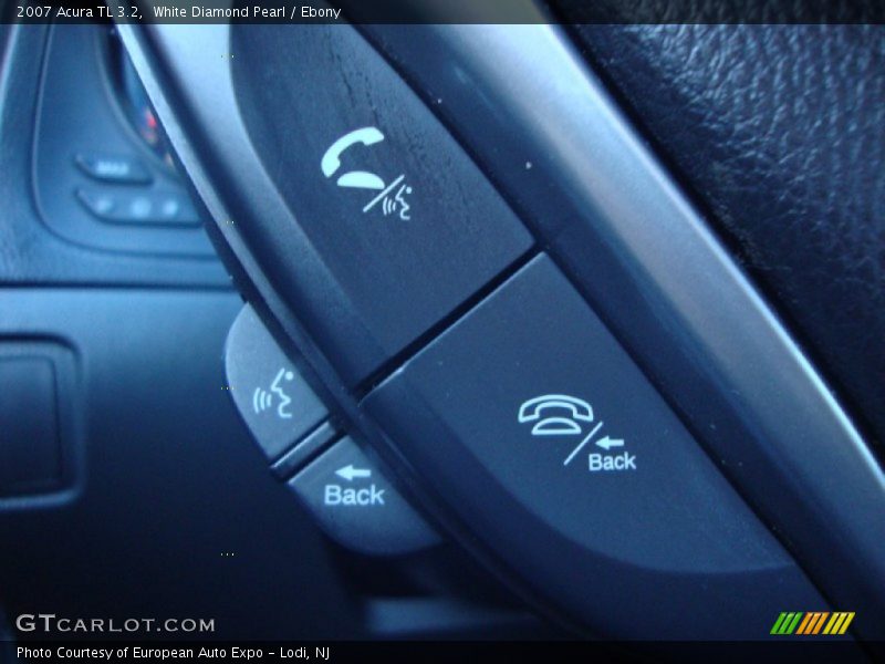 White Diamond Pearl / Ebony 2007 Acura TL 3.2