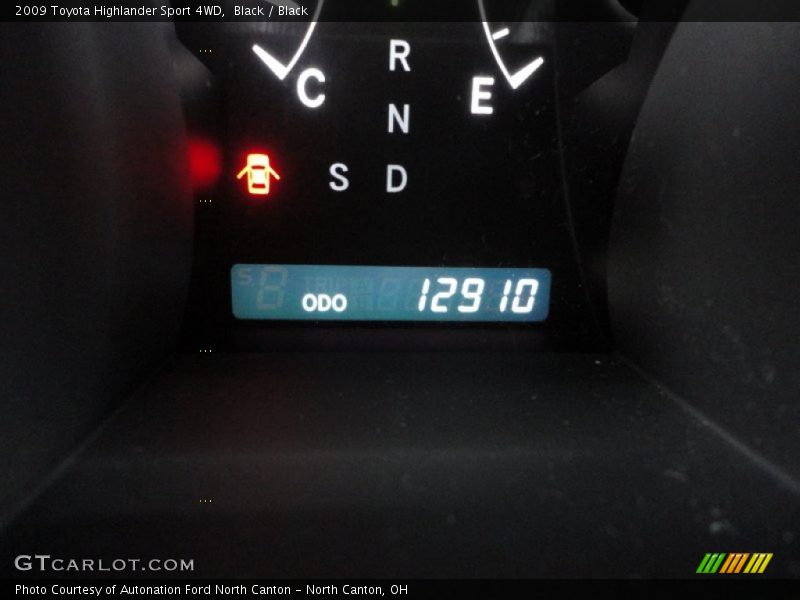 Black / Black 2009 Toyota Highlander Sport 4WD