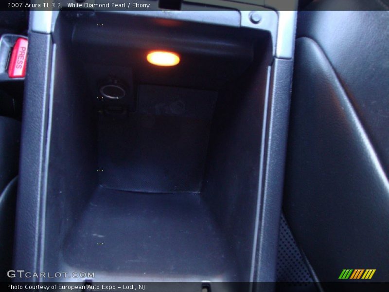 White Diamond Pearl / Ebony 2007 Acura TL 3.2
