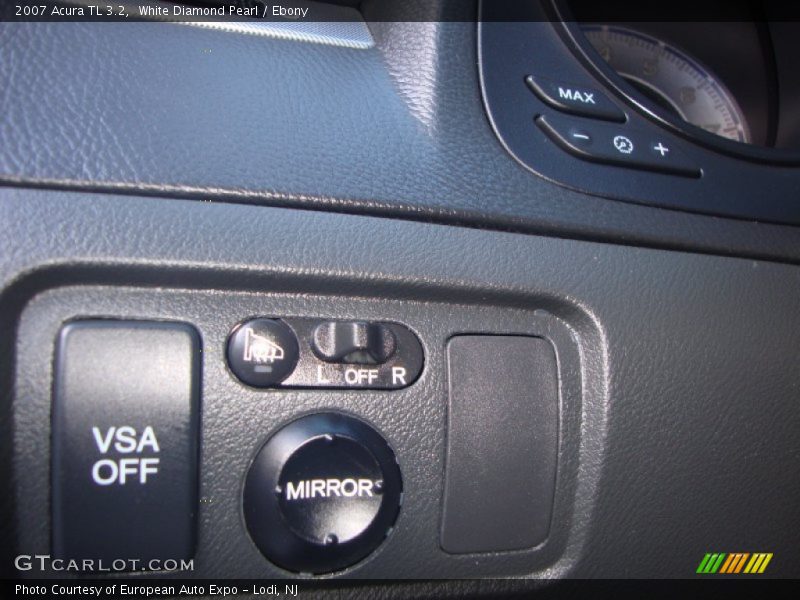 White Diamond Pearl / Ebony 2007 Acura TL 3.2