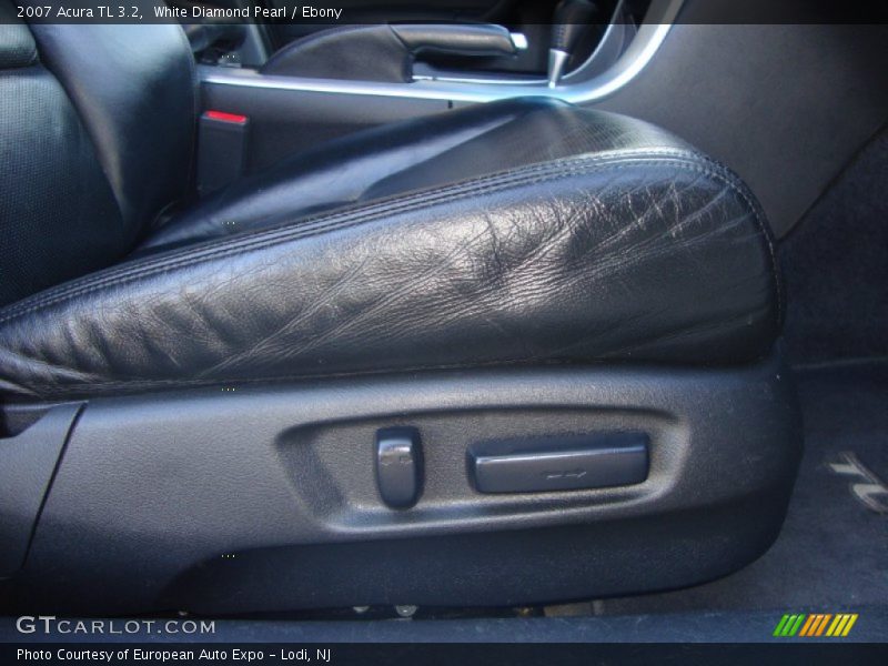 White Diamond Pearl / Ebony 2007 Acura TL 3.2