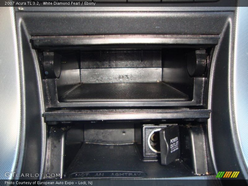 White Diamond Pearl / Ebony 2007 Acura TL 3.2