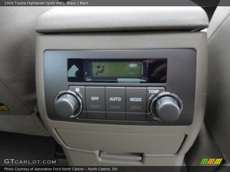 Black / Black 2009 Toyota Highlander Sport 4WD