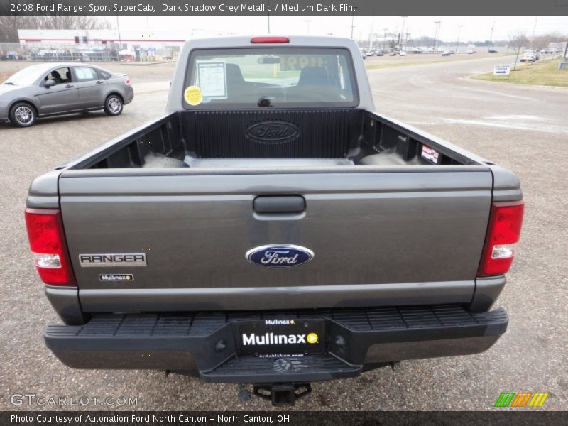 Dark Shadow Grey Metallic / Medium Dark Flint 2008 Ford Ranger Sport SuperCab