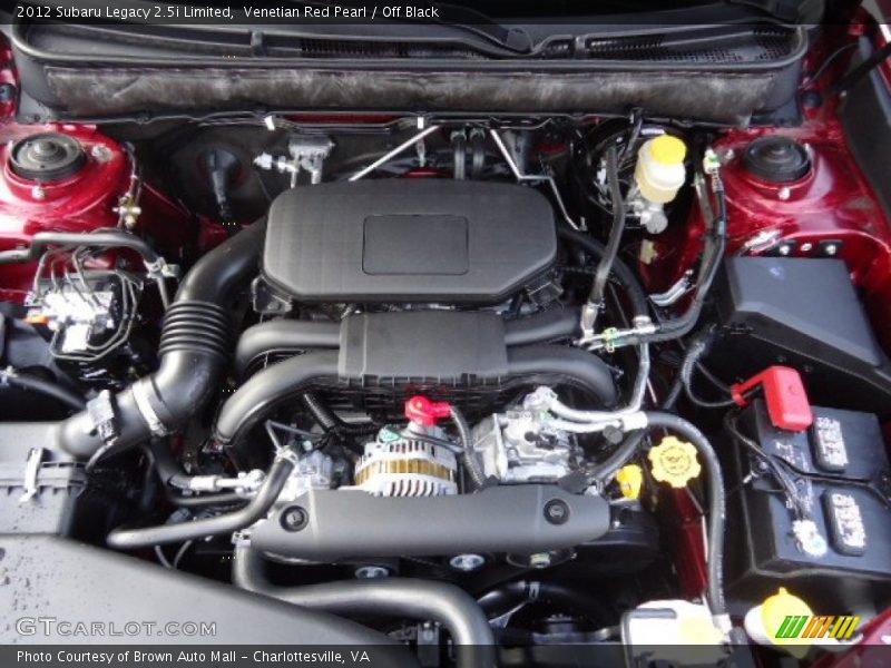  2012 Legacy 2.5i Limited Engine - 2.5 Liter SOHC 16-Valve VVT Flat 4 Cylinder