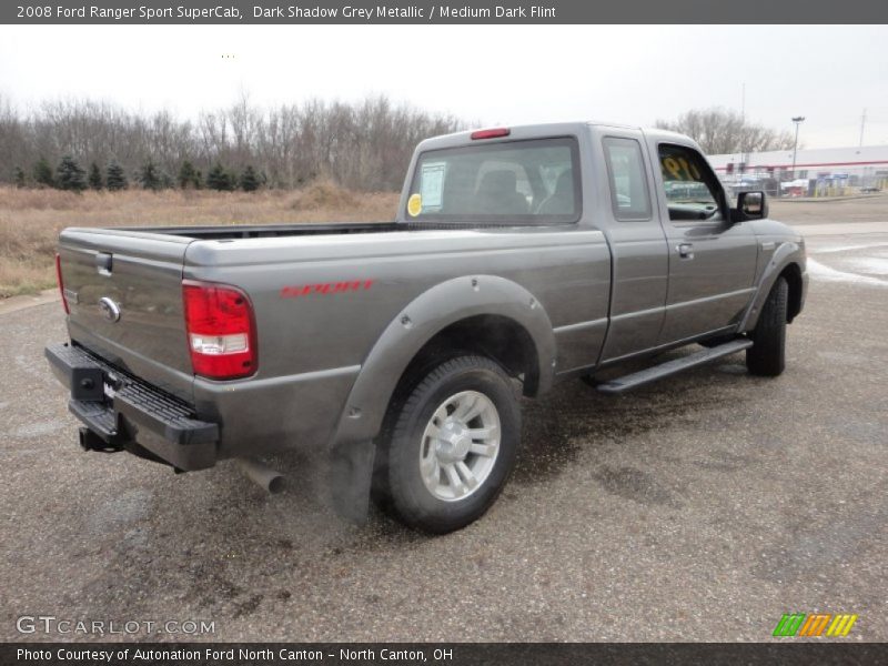 Dark Shadow Grey Metallic / Medium Dark Flint 2008 Ford Ranger Sport SuperCab