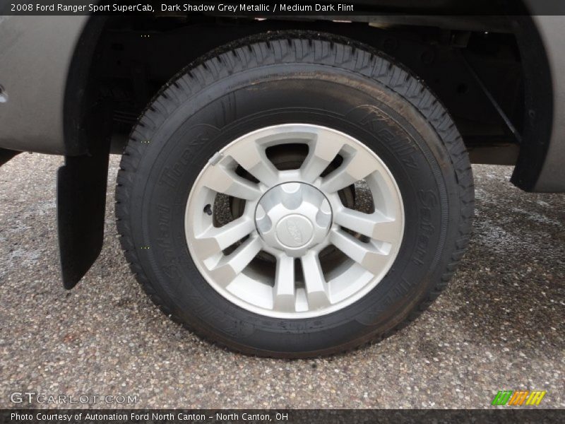 Dark Shadow Grey Metallic / Medium Dark Flint 2008 Ford Ranger Sport SuperCab