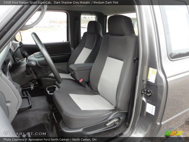 Dark Shadow Grey Metallic / Medium Dark Flint 2008 Ford Ranger Sport SuperCab