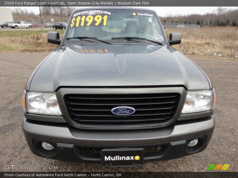 Dark Shadow Grey Metallic / Medium Dark Flint 2008 Ford Ranger Sport SuperCab