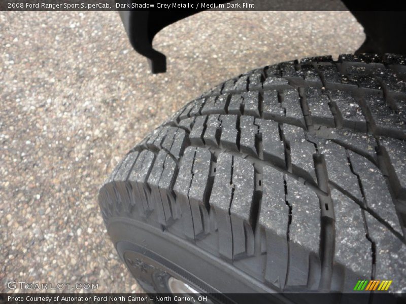 Dark Shadow Grey Metallic / Medium Dark Flint 2008 Ford Ranger Sport SuperCab