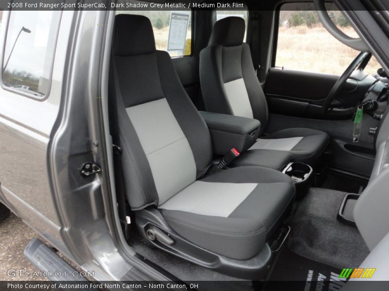 Dark Shadow Grey Metallic / Medium Dark Flint 2008 Ford Ranger Sport SuperCab