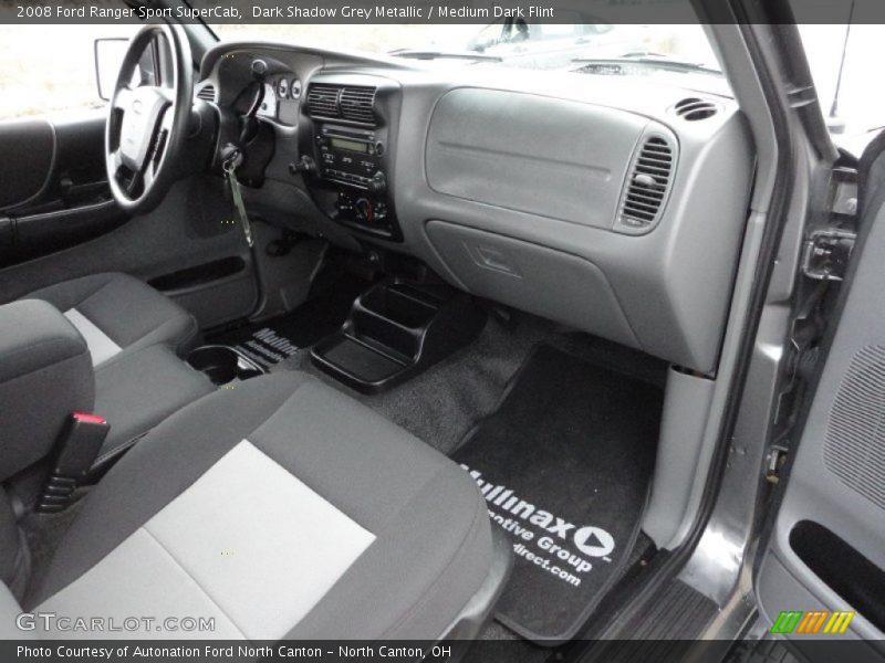 Dark Shadow Grey Metallic / Medium Dark Flint 2008 Ford Ranger Sport SuperCab