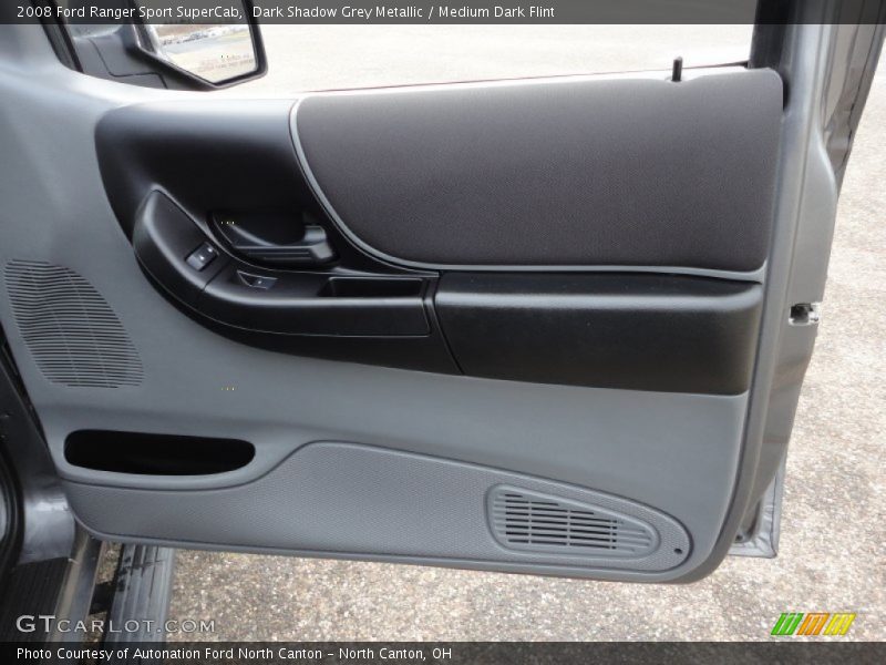 Dark Shadow Grey Metallic / Medium Dark Flint 2008 Ford Ranger Sport SuperCab