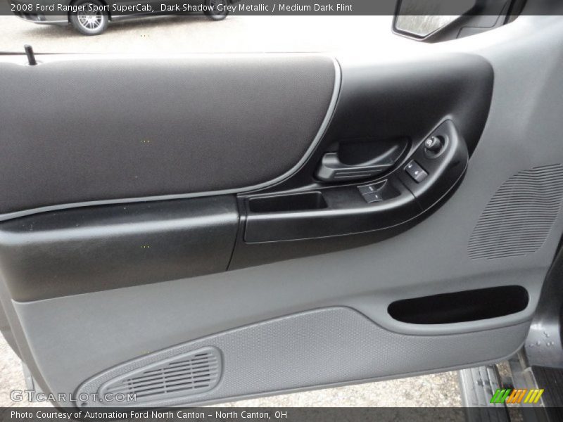 Dark Shadow Grey Metallic / Medium Dark Flint 2008 Ford Ranger Sport SuperCab