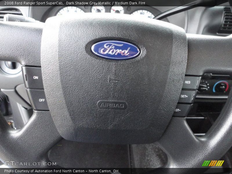 Dark Shadow Grey Metallic / Medium Dark Flint 2008 Ford Ranger Sport SuperCab