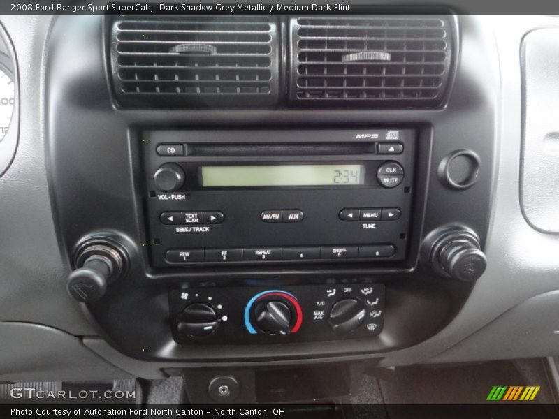 Dark Shadow Grey Metallic / Medium Dark Flint 2008 Ford Ranger Sport SuperCab