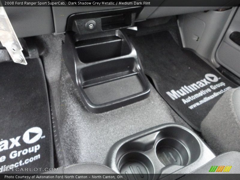 Dark Shadow Grey Metallic / Medium Dark Flint 2008 Ford Ranger Sport SuperCab