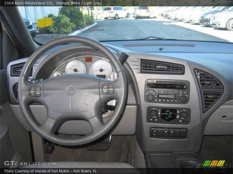 Olympic White / Light Gray 2004 Buick Rendezvous CXL