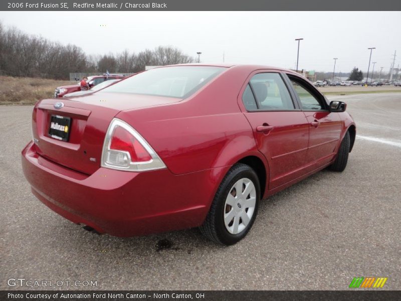 Redfire Metallic / Charcoal Black 2006 Ford Fusion SE