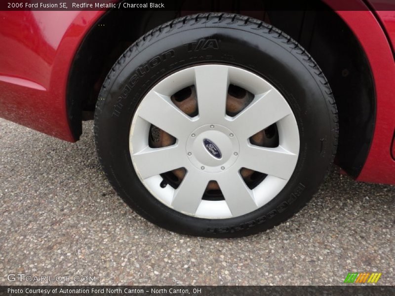 Redfire Metallic / Charcoal Black 2006 Ford Fusion SE
