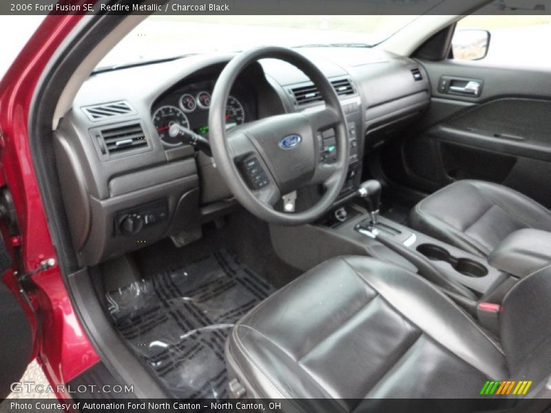 Redfire Metallic / Charcoal Black 2006 Ford Fusion SE