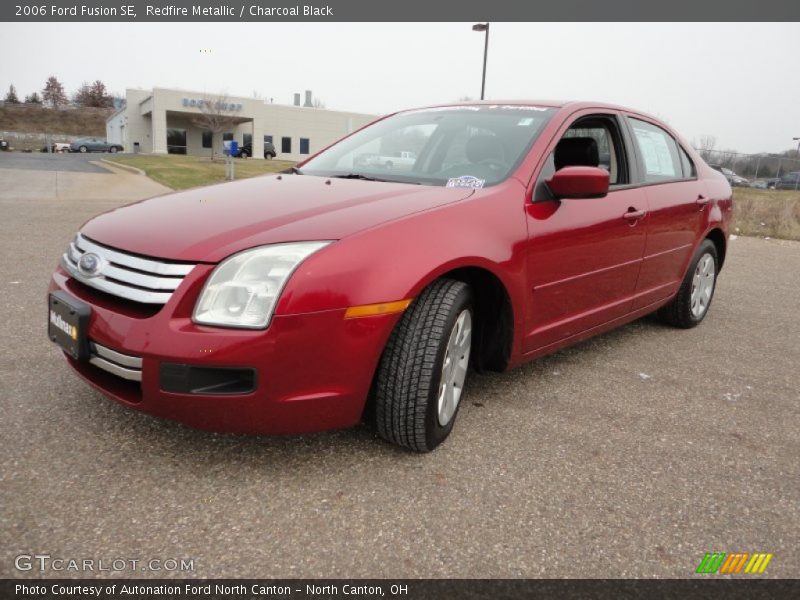 Redfire Metallic / Charcoal Black 2006 Ford Fusion SE