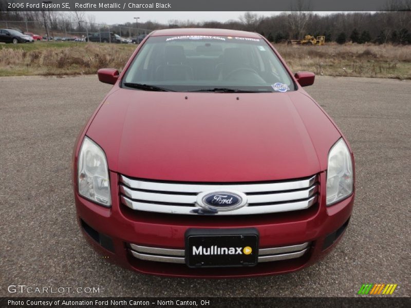 Redfire Metallic / Charcoal Black 2006 Ford Fusion SE