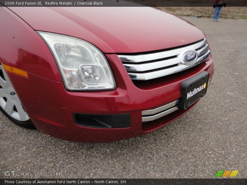 Redfire Metallic / Charcoal Black 2006 Ford Fusion SE