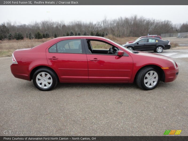 Redfire Metallic / Charcoal Black 2006 Ford Fusion SE