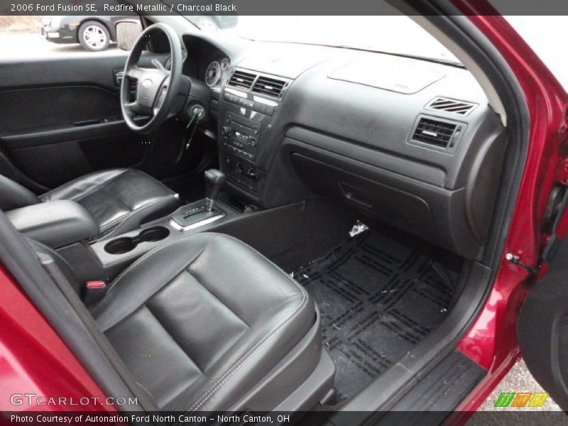 Redfire Metallic / Charcoal Black 2006 Ford Fusion SE