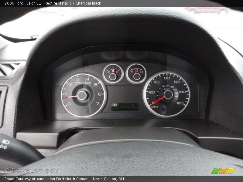 Redfire Metallic / Charcoal Black 2006 Ford Fusion SE