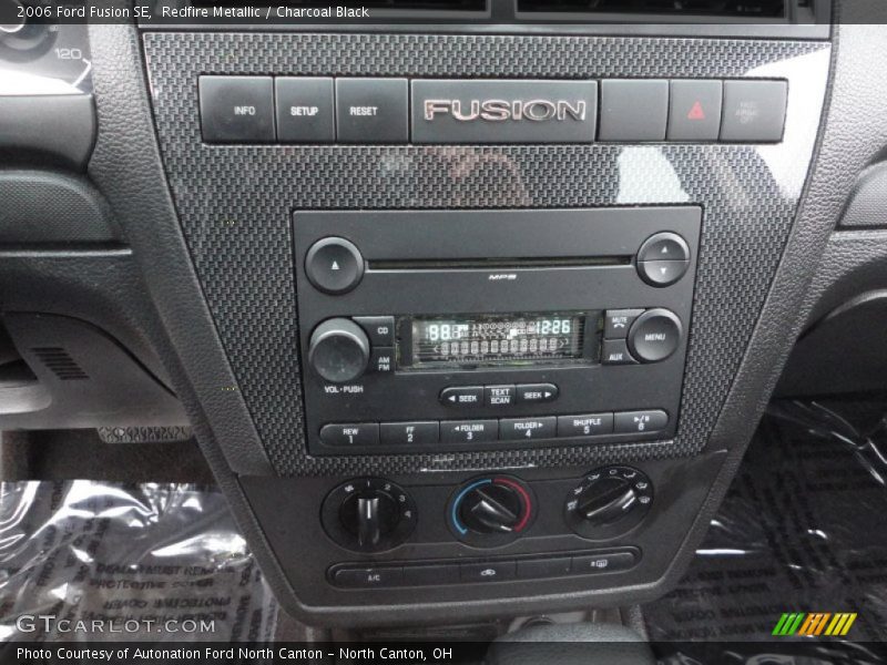 Redfire Metallic / Charcoal Black 2006 Ford Fusion SE