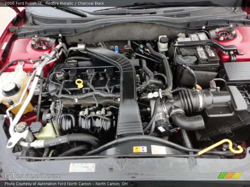 Redfire Metallic / Charcoal Black 2006 Ford Fusion SE