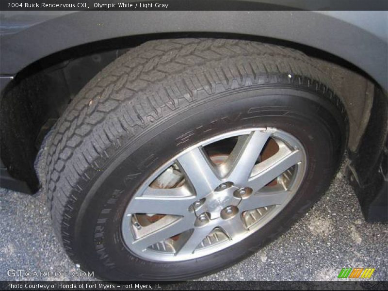 Olympic White / Light Gray 2004 Buick Rendezvous CXL