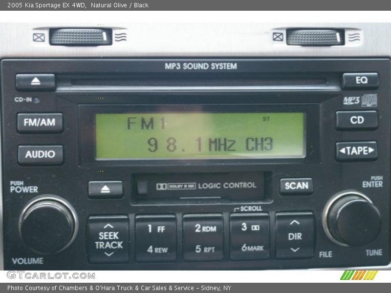 Audio System of 2005 Sportage EX 4WD