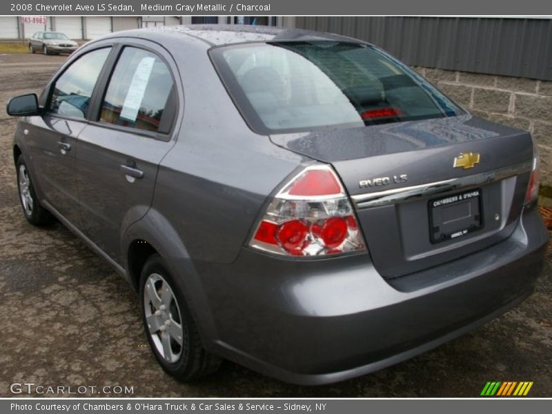 Medium Gray Metallic / Charcoal 2008 Chevrolet Aveo LS Sedan