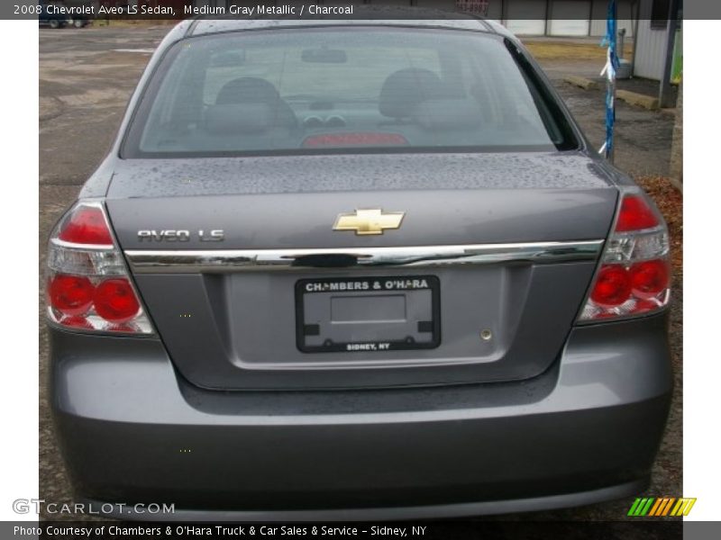 Medium Gray Metallic / Charcoal 2008 Chevrolet Aveo LS Sedan