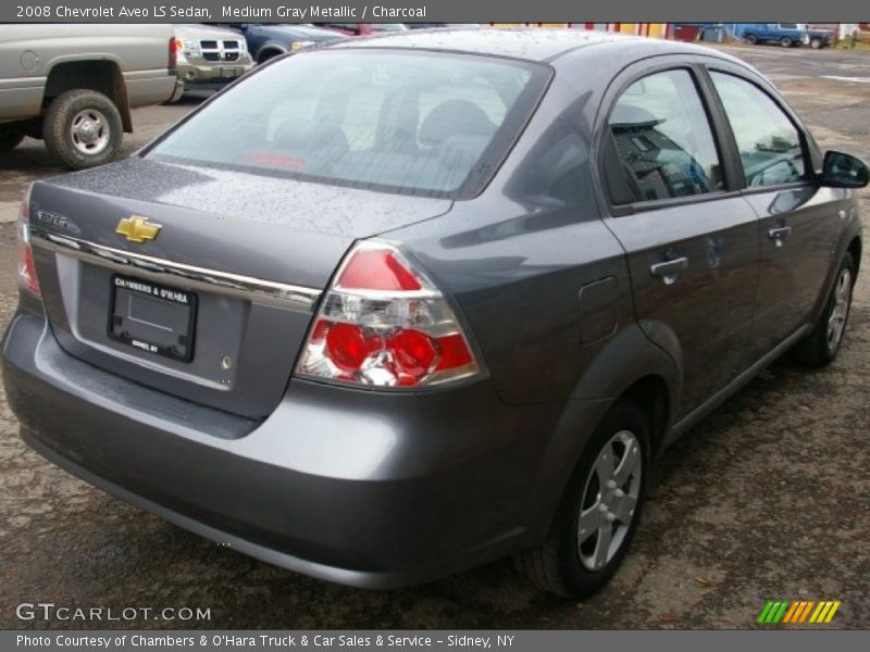 Medium Gray Metallic / Charcoal 2008 Chevrolet Aveo LS Sedan