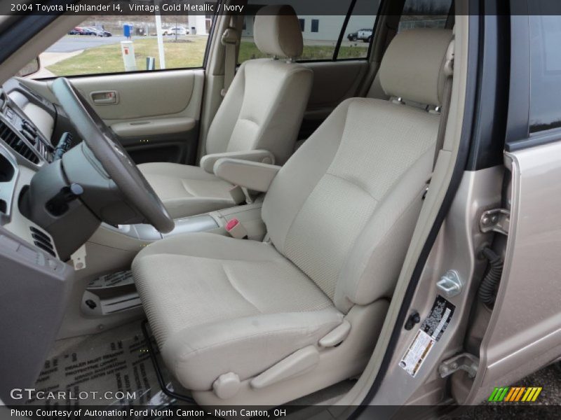  2004 Highlander I4 Ivory Interior