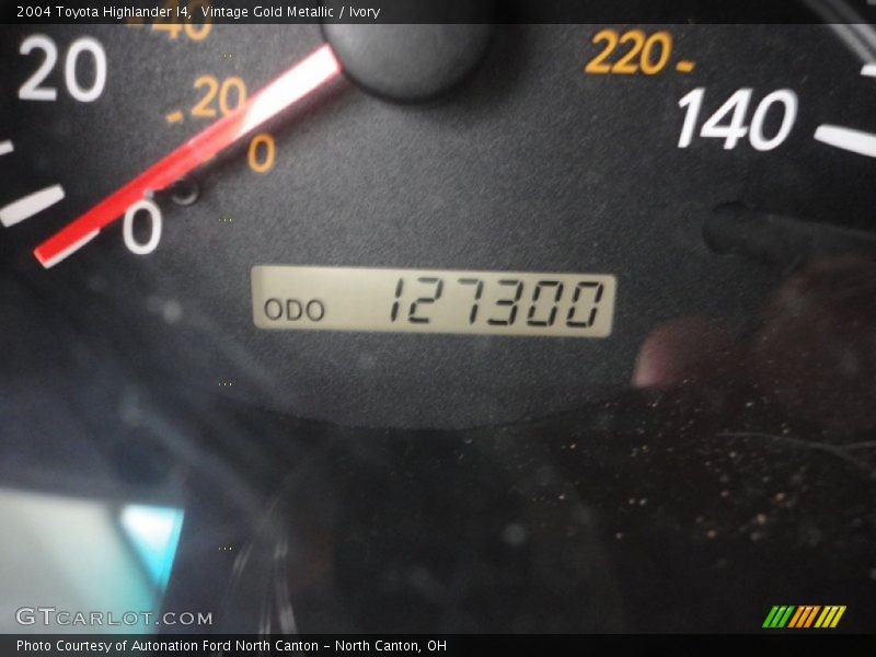 Vintage Gold Metallic / Ivory 2004 Toyota Highlander I4
