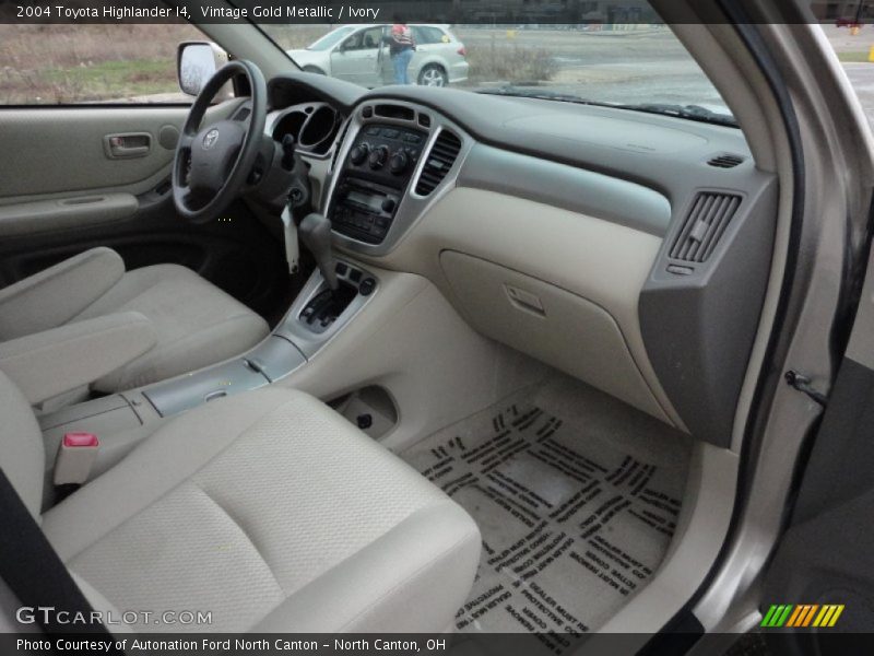 Vintage Gold Metallic / Ivory 2004 Toyota Highlander I4