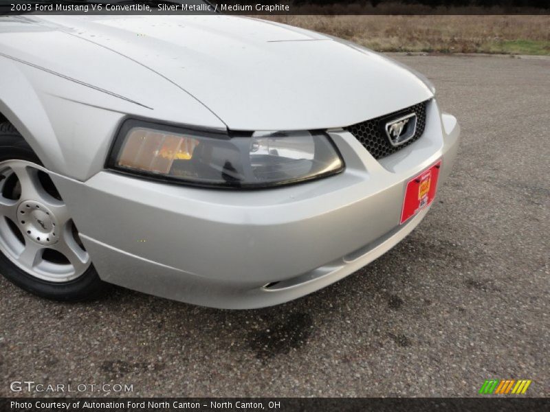 Silver Metallic / Medium Graphite 2003 Ford Mustang V6 Convertible