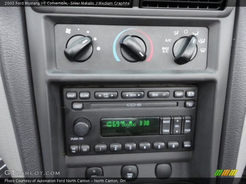 Silver Metallic / Medium Graphite 2003 Ford Mustang V6 Convertible