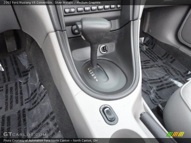 Silver Metallic / Medium Graphite 2003 Ford Mustang V6 Convertible