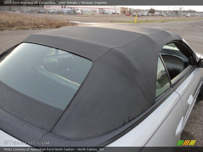 Silver Metallic / Medium Graphite 2003 Ford Mustang V6 Convertible